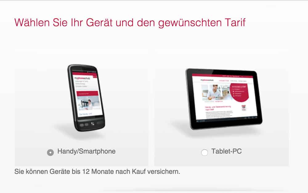 myphoneschutz Handyversicherung für Smartphones & Tablets